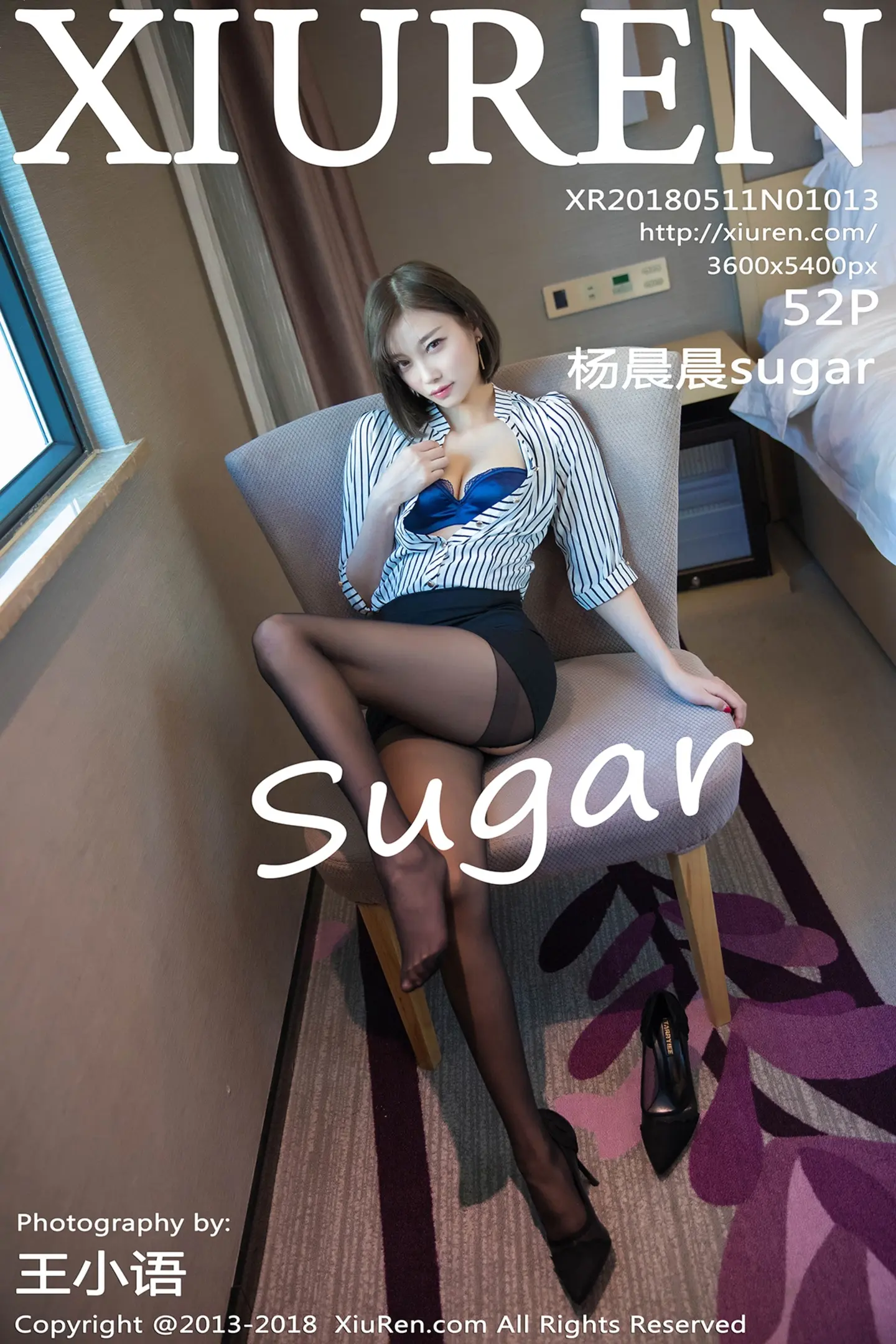 [XiuRen秀人网]No.1013_甜美女神杨晨晨sugar职场女性短裙配黑丝袜妩媚性感写真52P-秀人网 - XiuRen.Pro